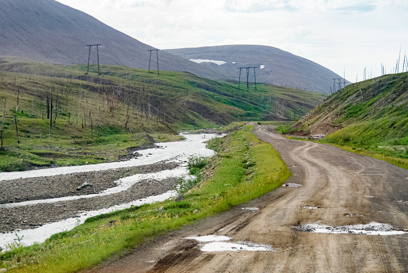 There is still snow in some places.