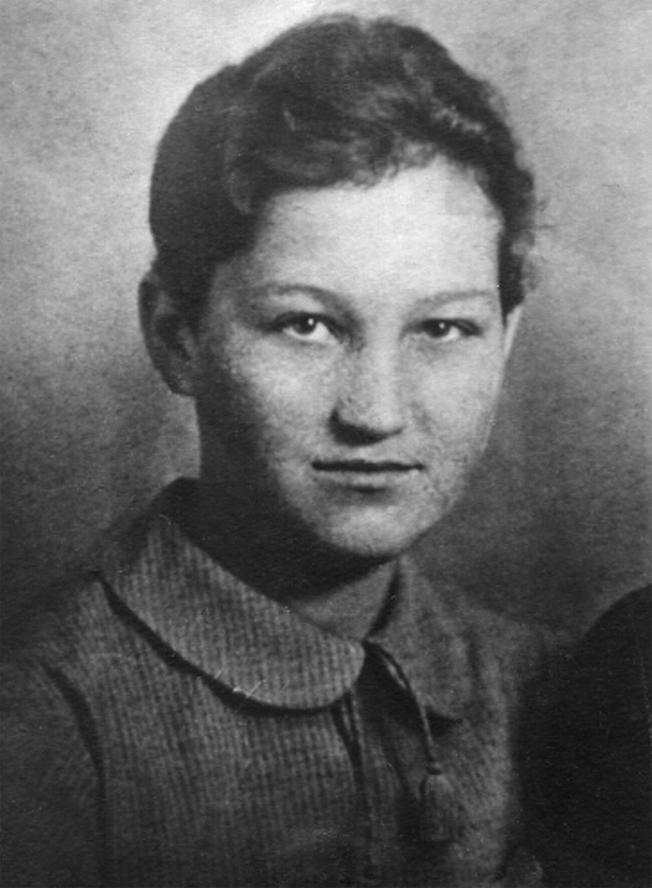 Zoia Kosmodemiánskaia, antes de la guerra.