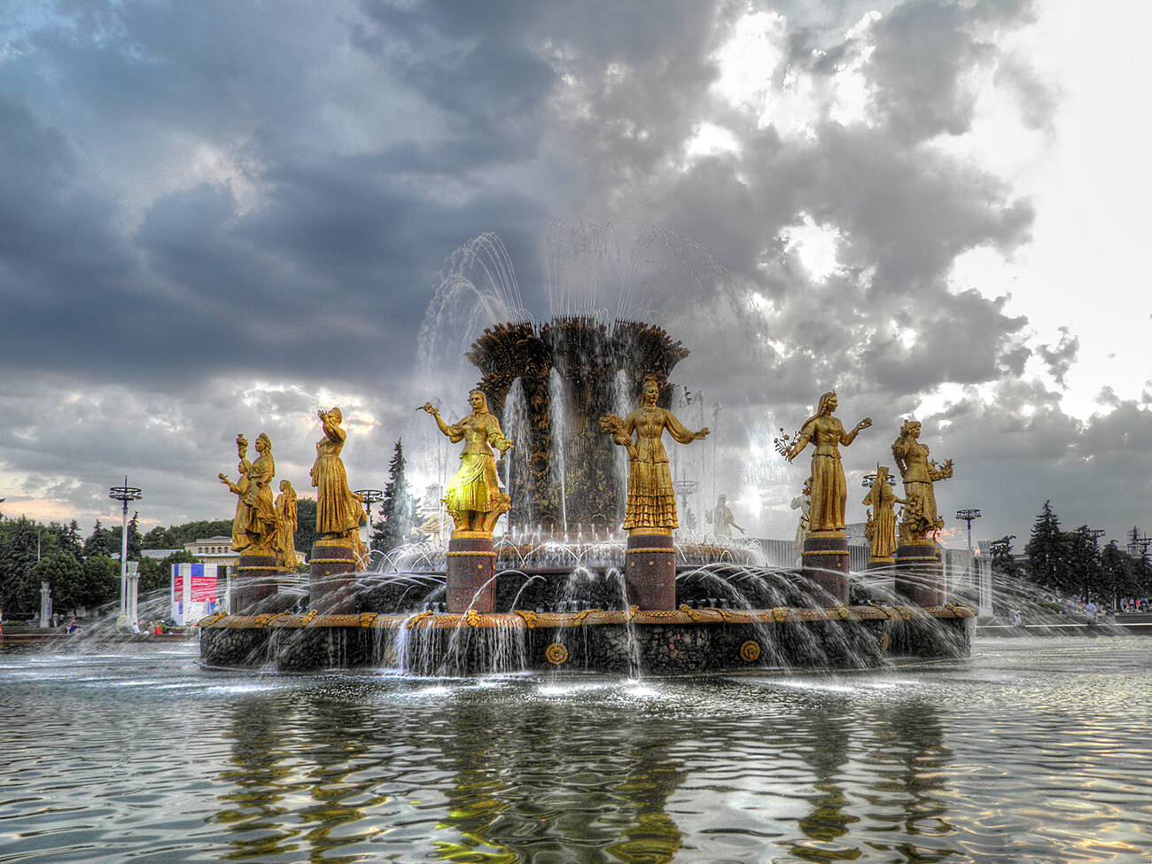 Friendship of the People's' Fountain at VDNKh
