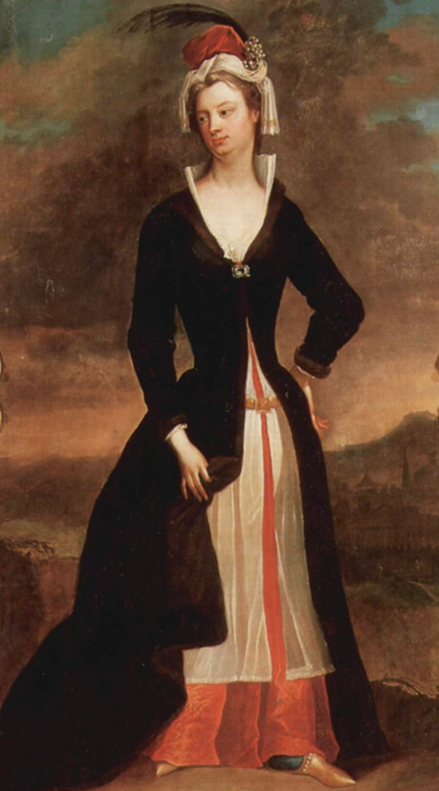 Mary Wortley Montagu retratada por Charles Jervas, después de 1716.