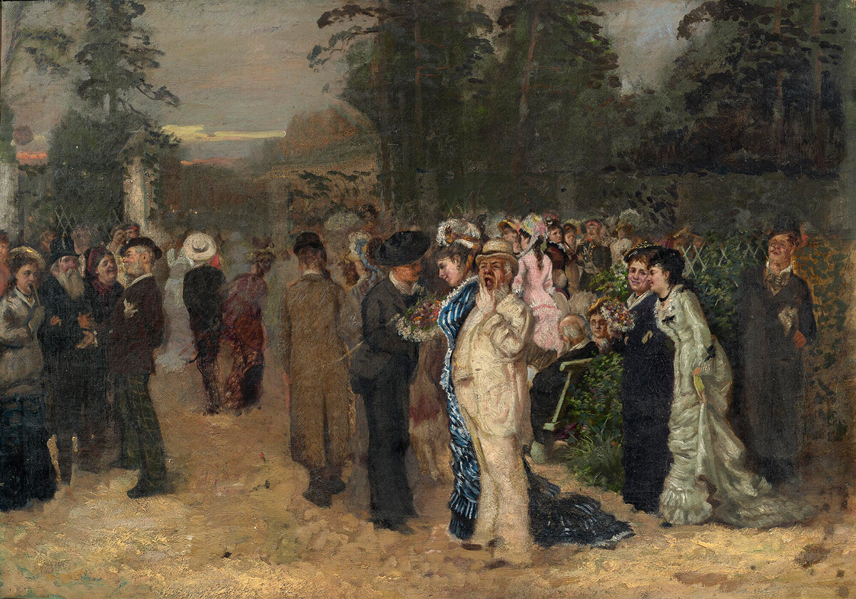 Fête à Sokolniki, 1879, Nikolaï Tchekhov