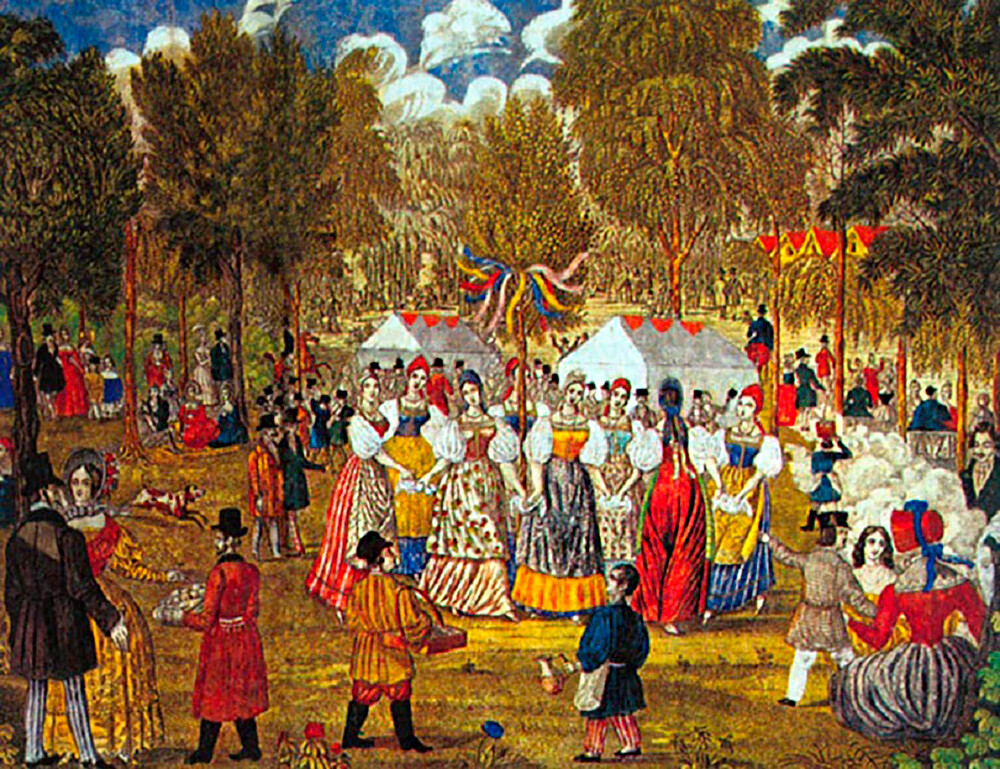  Festivités à Marina Rochtcha, 1845, A. Gracthev