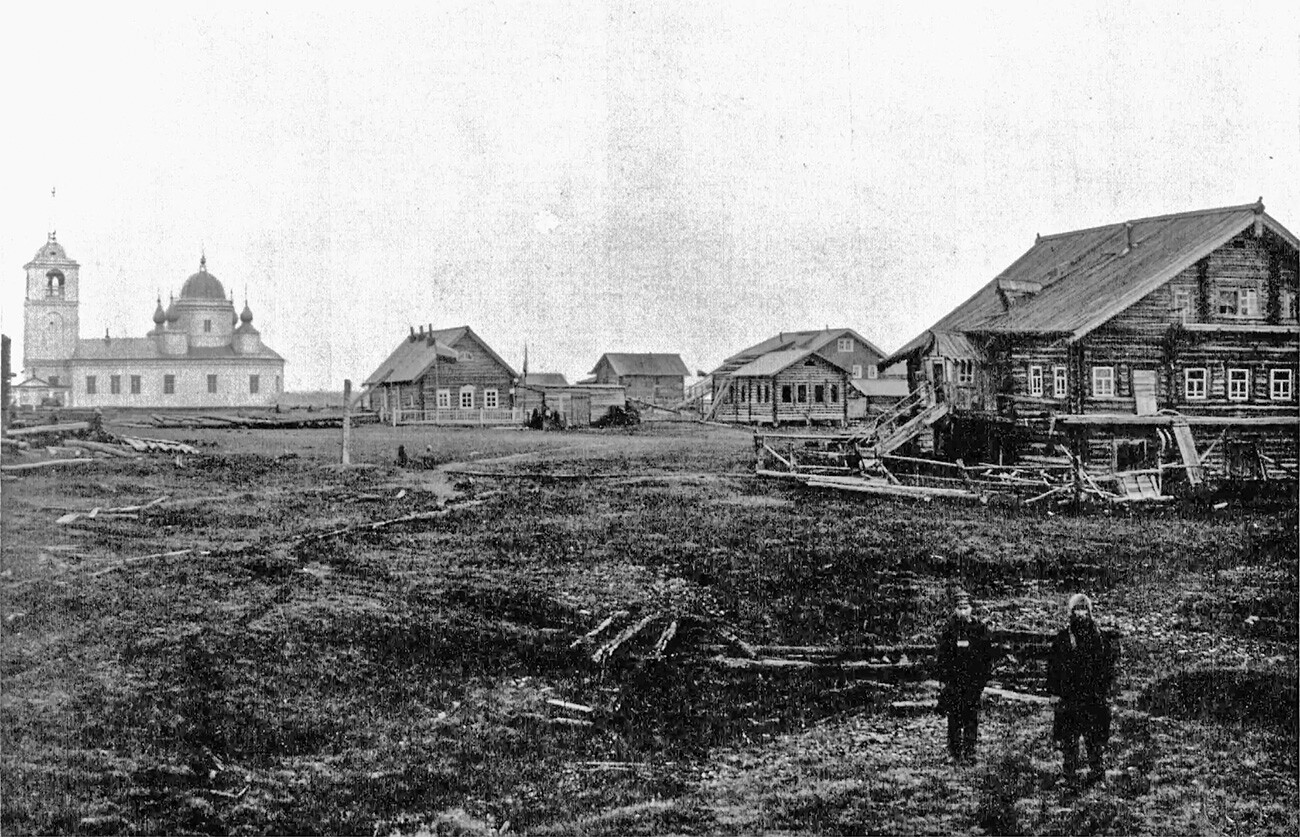 Vista de Pustoziorsk (1909).