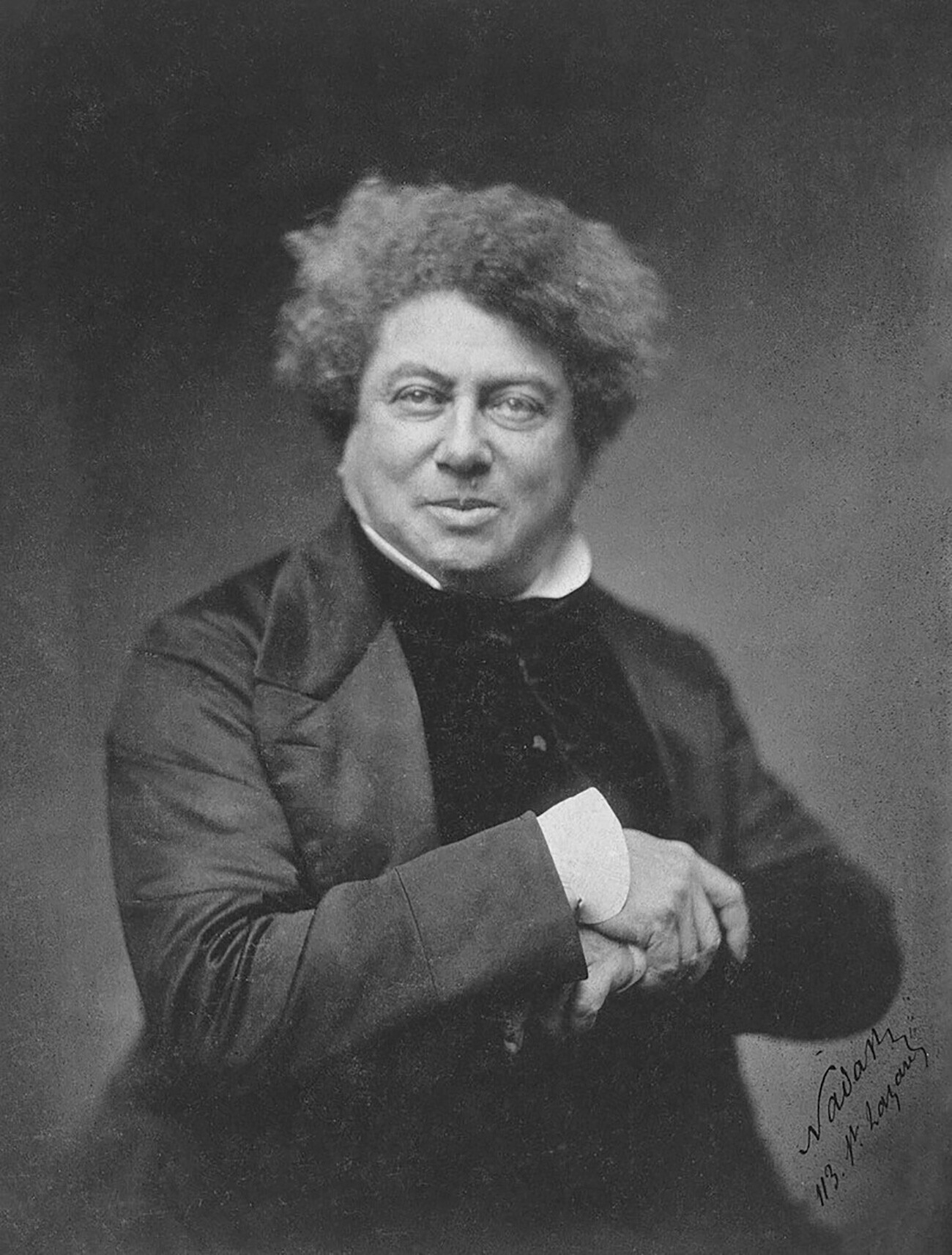 Alexandre Dumas pada tahun 1855