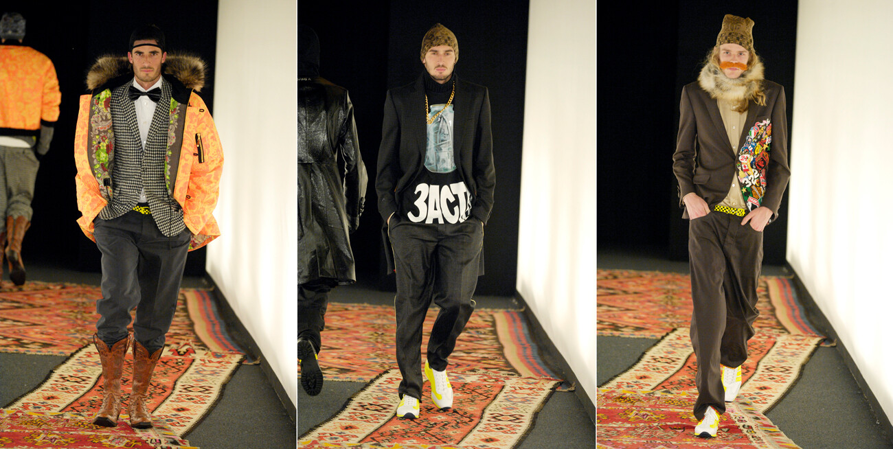 Sfilata di Denis Simachev nell’ambito della settimana della moda maschile autunno-inverno 2008/2009 a Milano