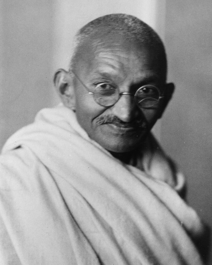 Indian thinker and politician Mahatma Gandhi