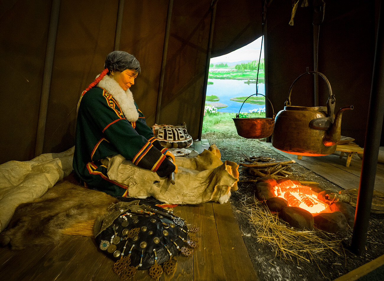 The museum collects everyday items of the Taymyr peoples.