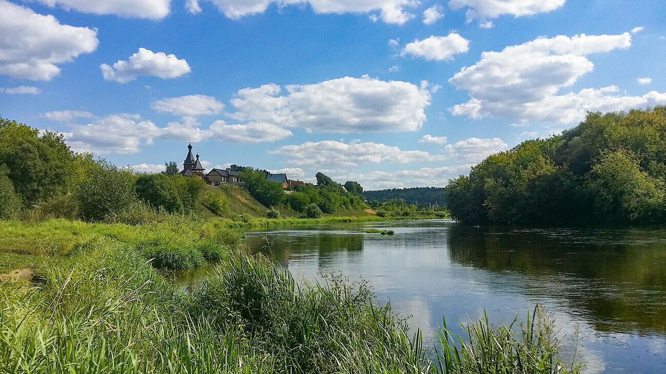 Rio Moskva nos arredores de Moscou.

