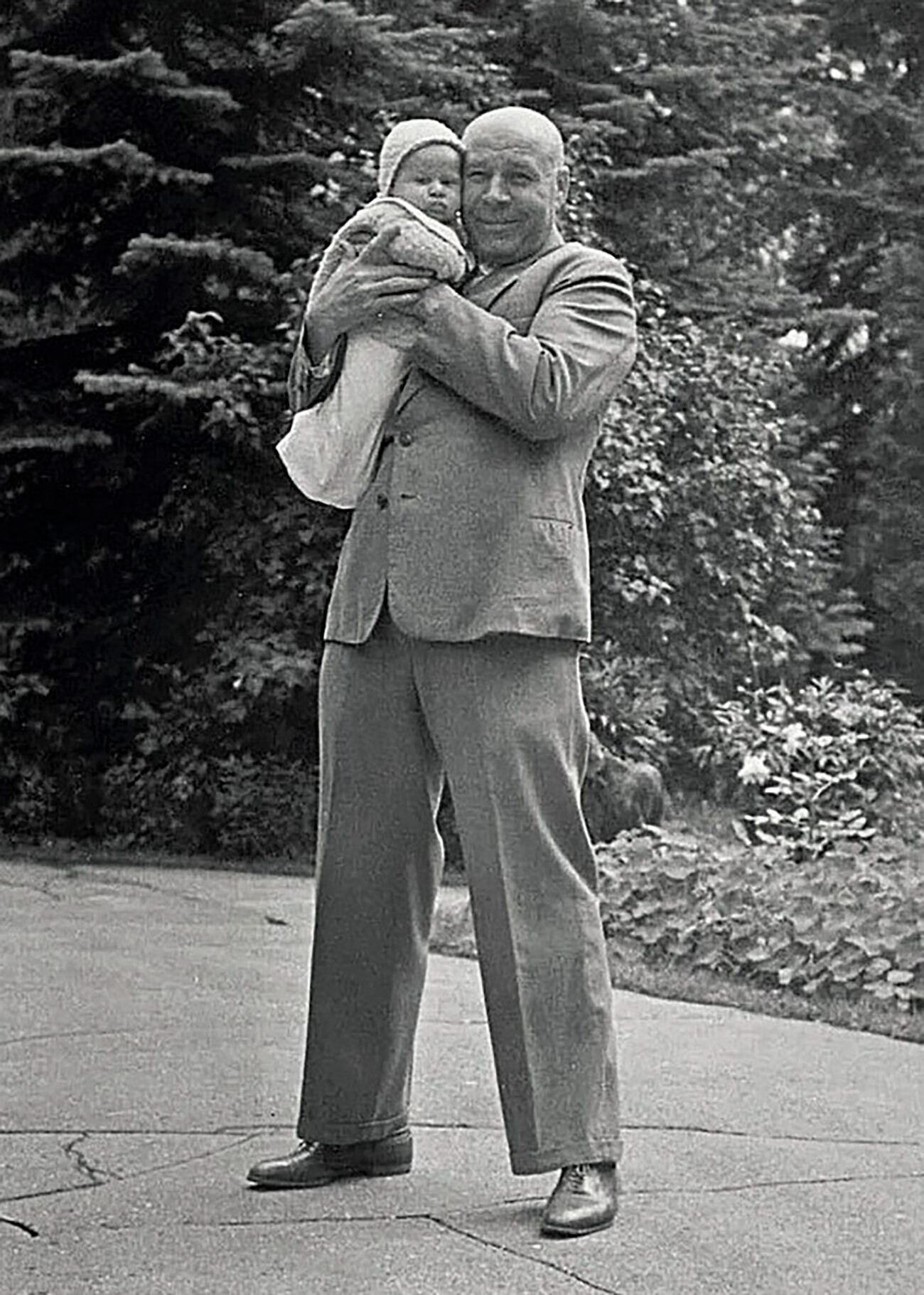 Timoshenko with one of his grandsons.