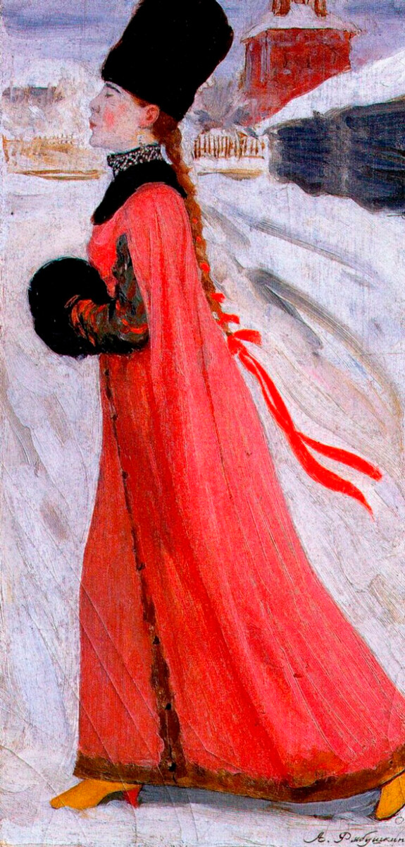 „Московска девојка из 17. века“, 1903, Андреј Рјабушкин