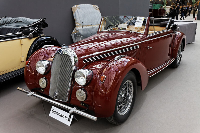 Un Talbot Lago T26 descapotable de 1947.