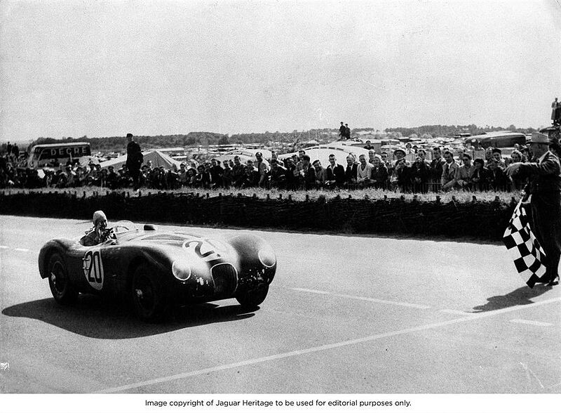 Imagen de carrera en las 24 Horas de Le Mans de 1951.