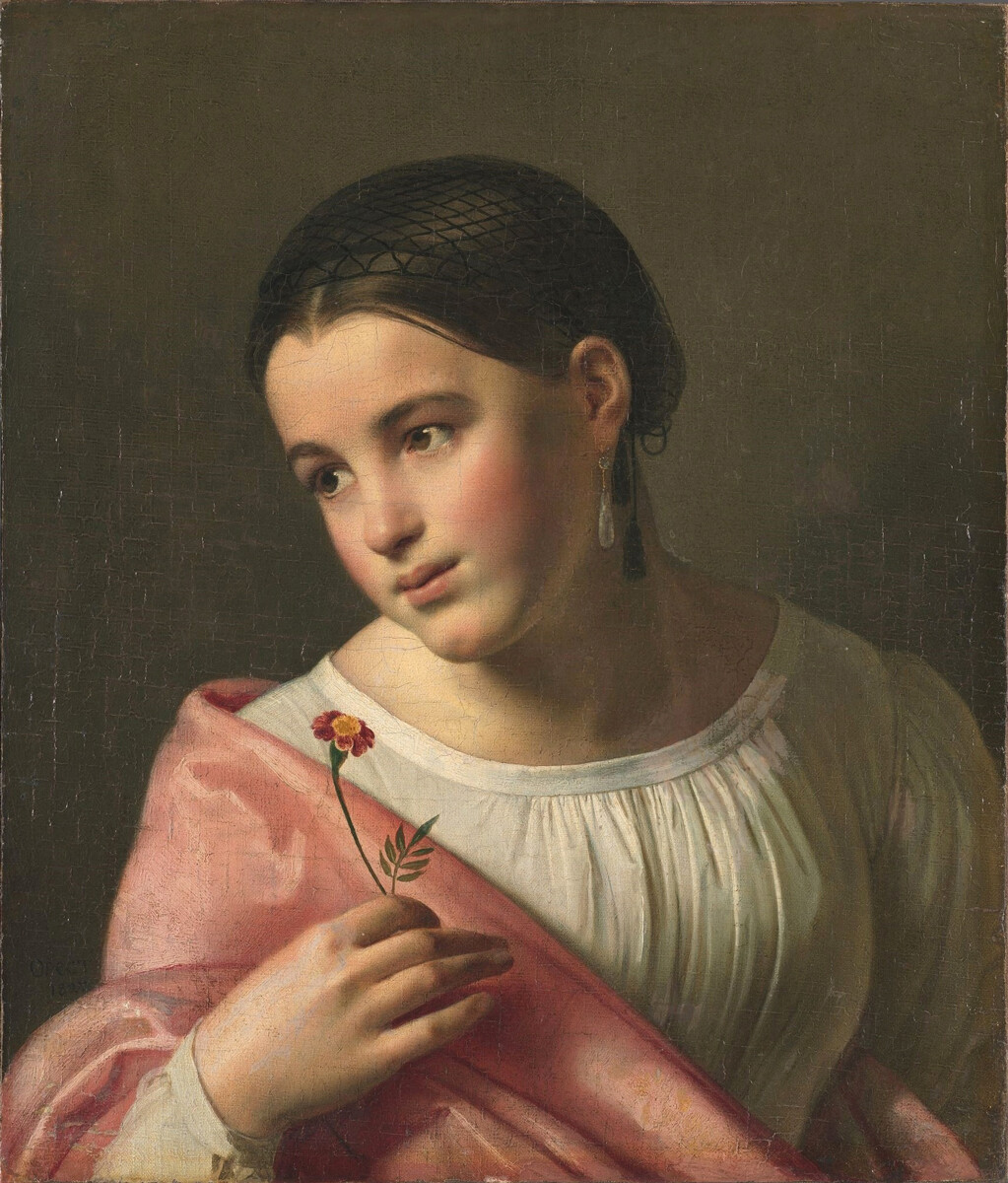 “Povera Lisa”, dipinto del 1827 di Orest Kiprenskij (1782-1836)