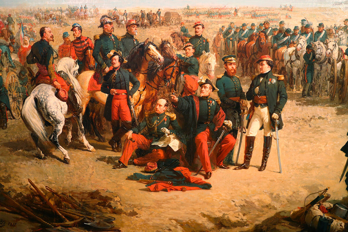 Desembarco de los ejércitos aliados en Crimea (14 de septiembre de 1854).