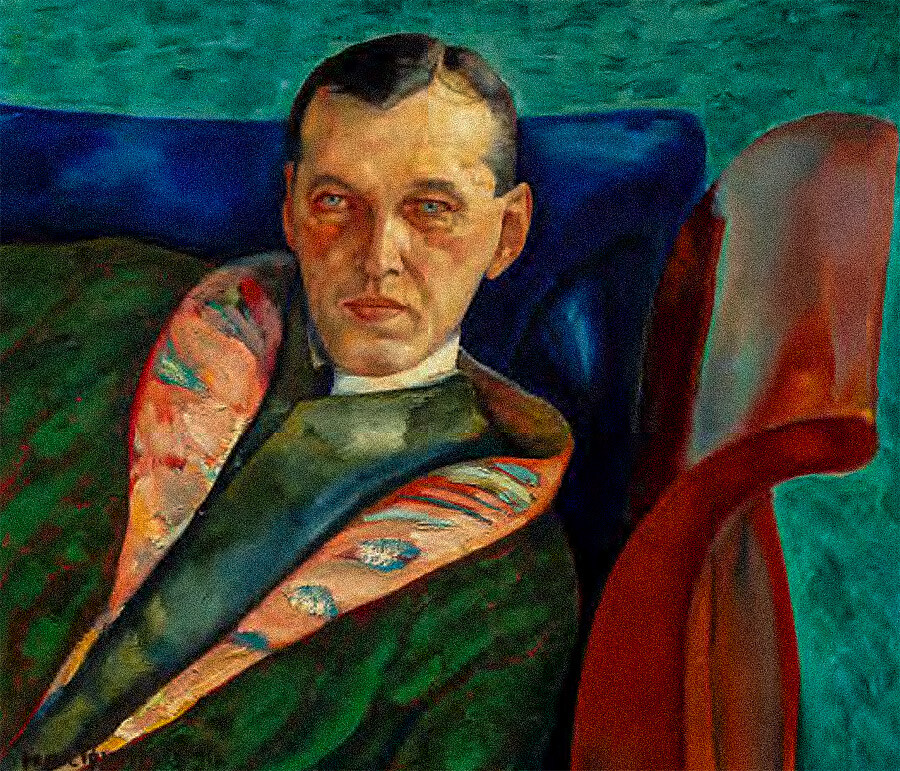 Portret zbiratelja Aleksandra Korovina, 1916
