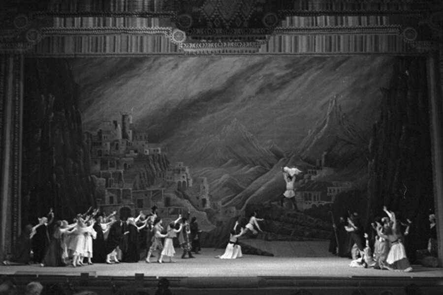 Una escena del ballet 