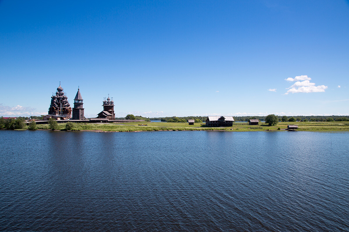 Kiški Pogost, otok Kiži, Oneško jezero, Karelija, Rusija. 