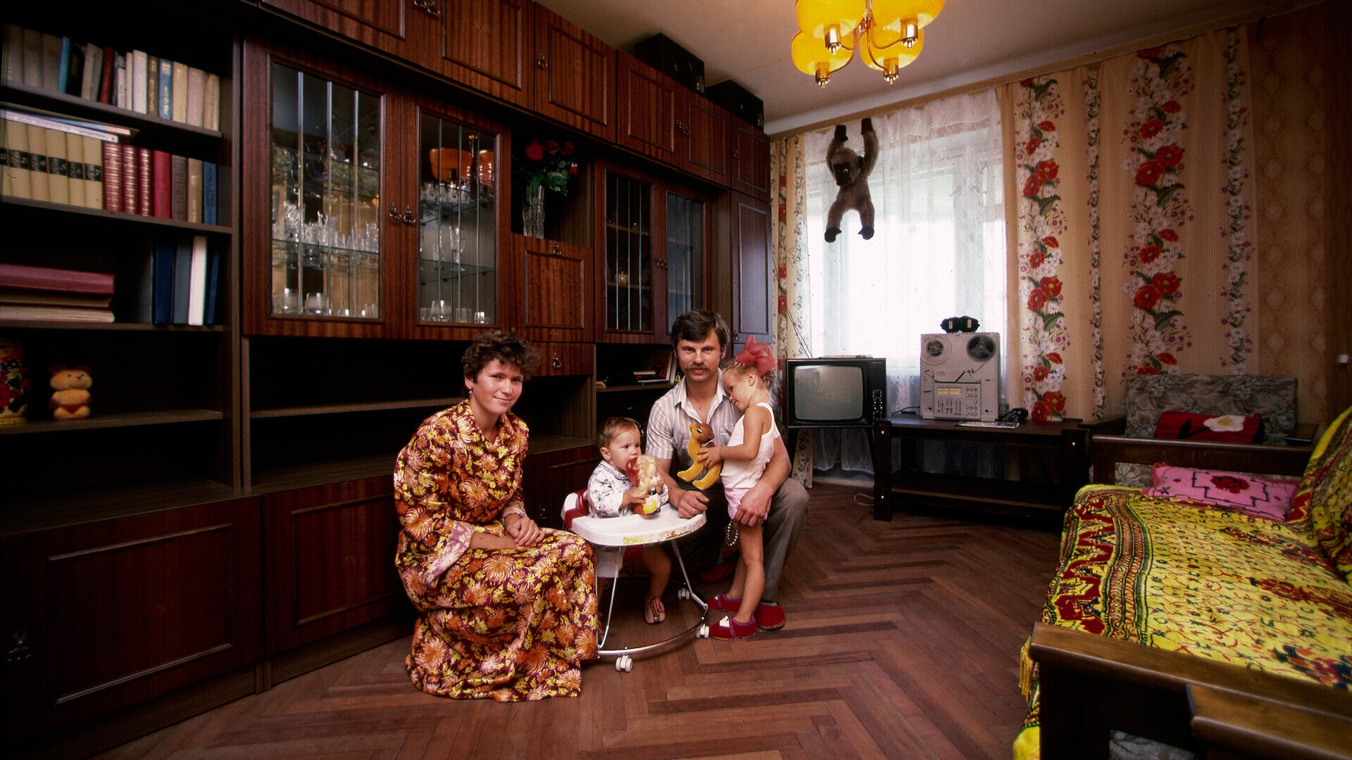 Apartamento em Moscou, 1987.

