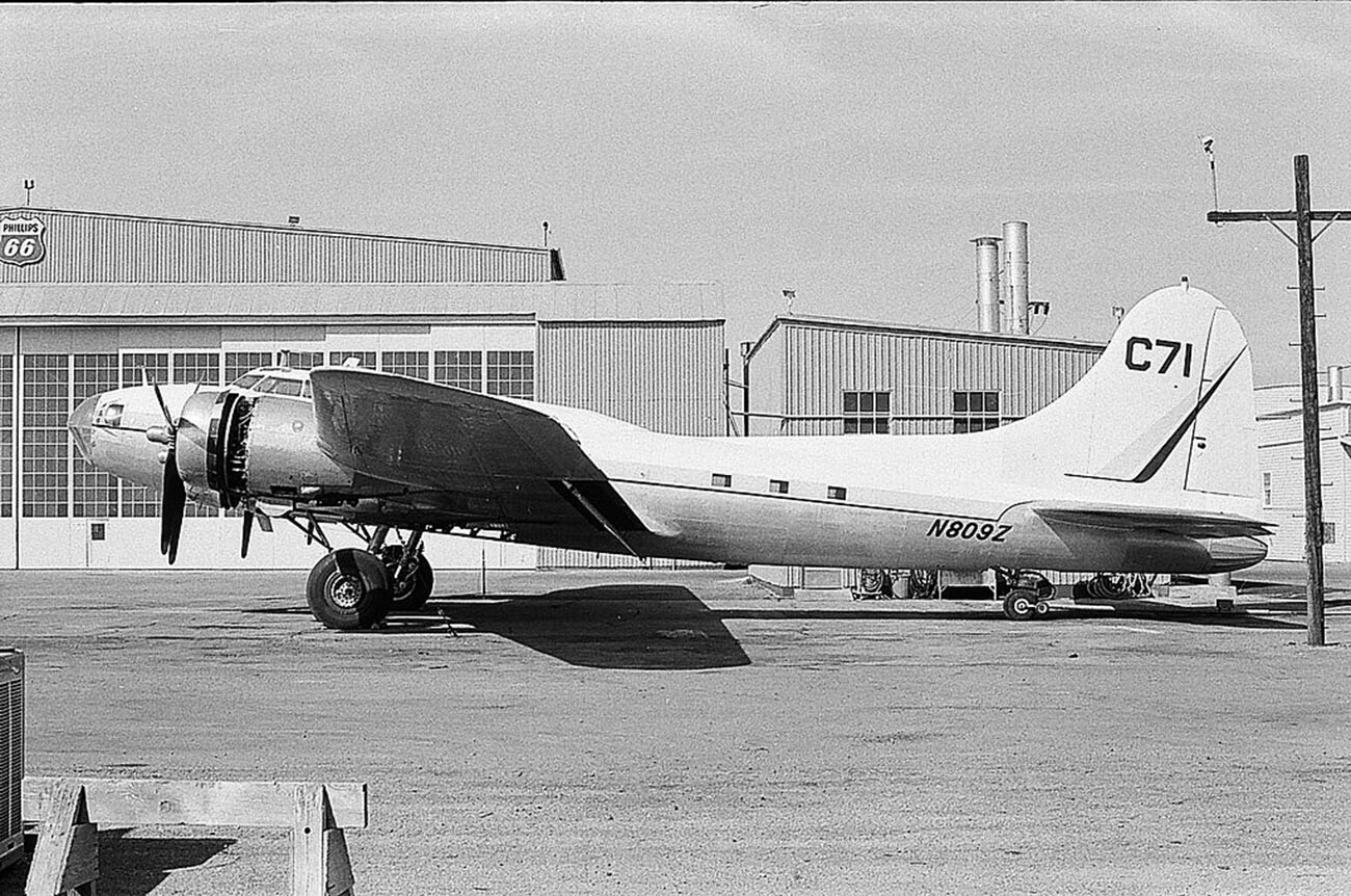 'B-17G N809Z', ki je bil uporabljen v projektu COLDFEET 
