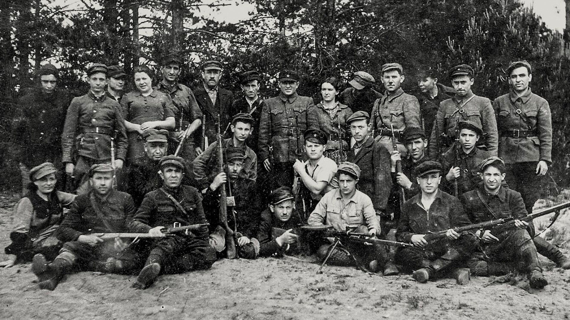 Jewish partisans in Byelorussia, 1944.