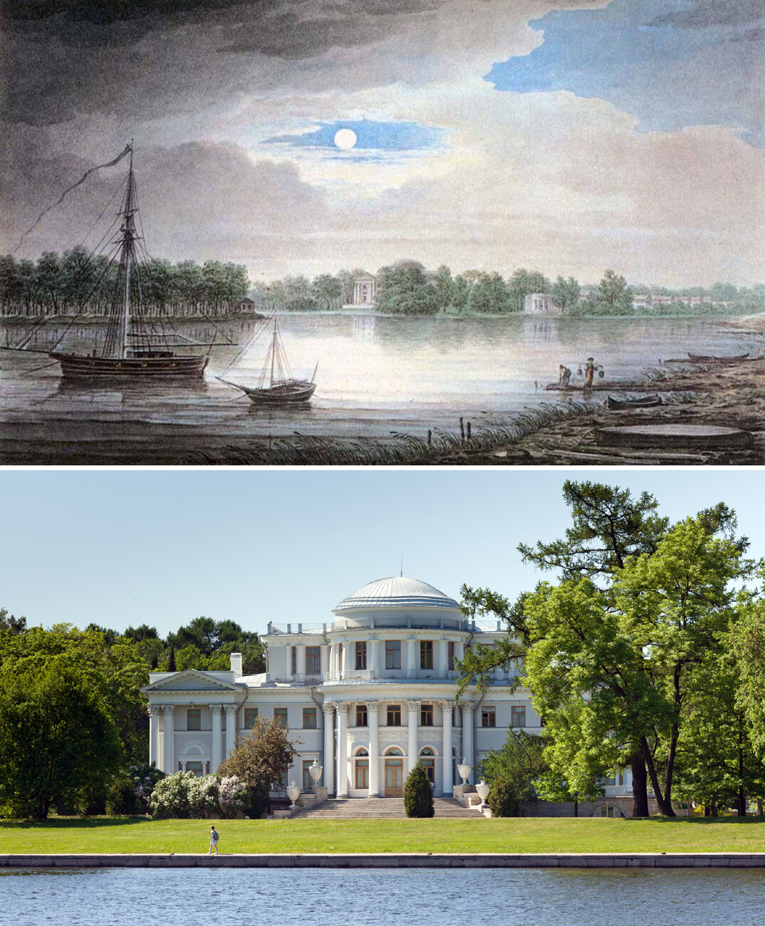 „Острво Јелагин ноћу“, 1820, Максим Воробјов.