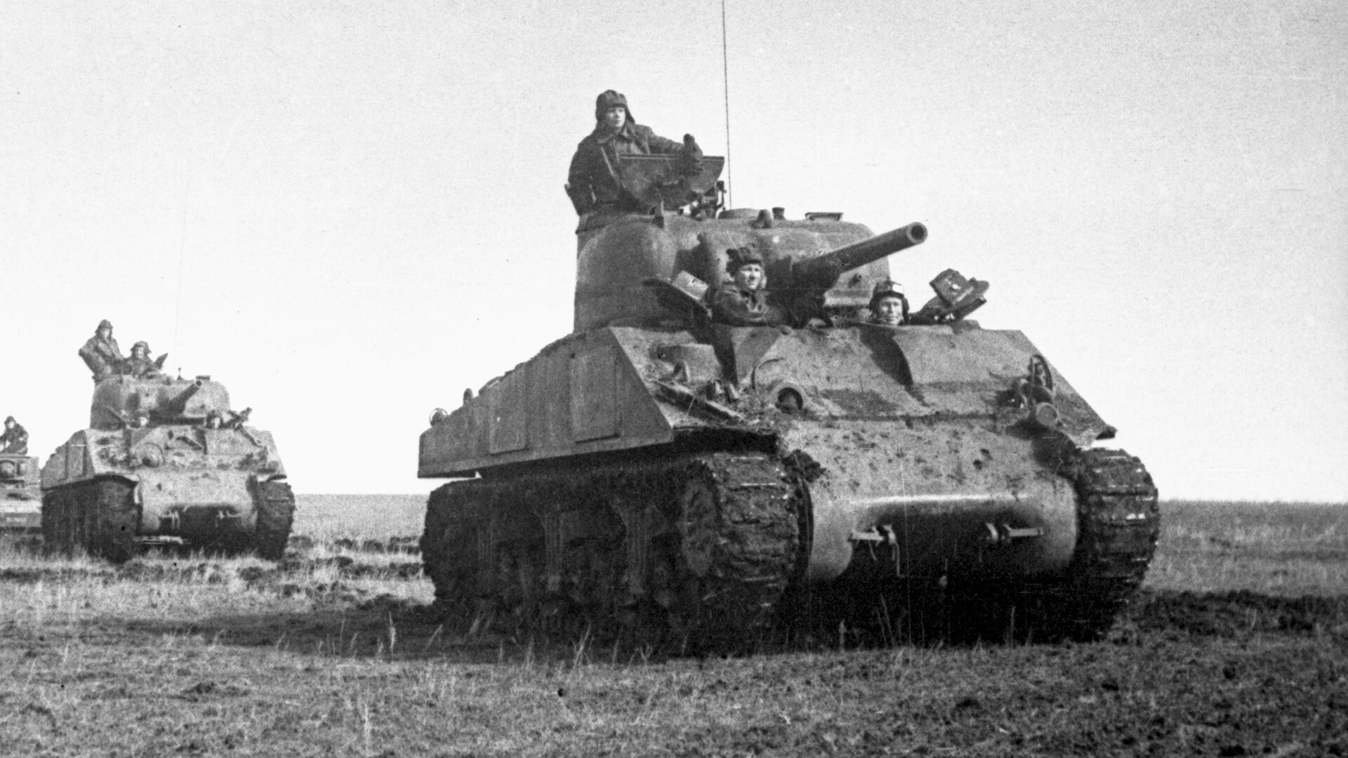 Soviet 'Sherman' tanks.