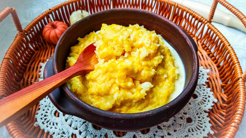 Try this delicious combination of pumpkin and rice that’s been passed down through generations of Cossack families.