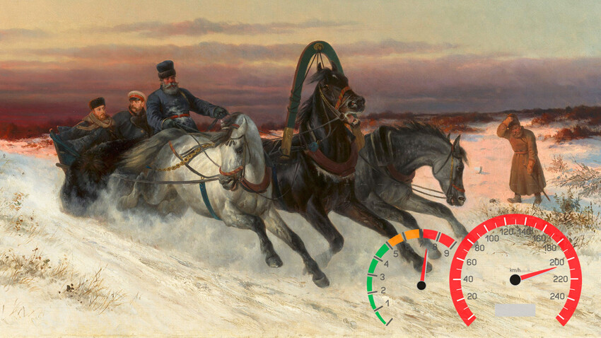 Руски цар Александар II (1818-1881) и Едвард VII (1840-1910) принц од Велса у тројци у Санкт Петербургу.