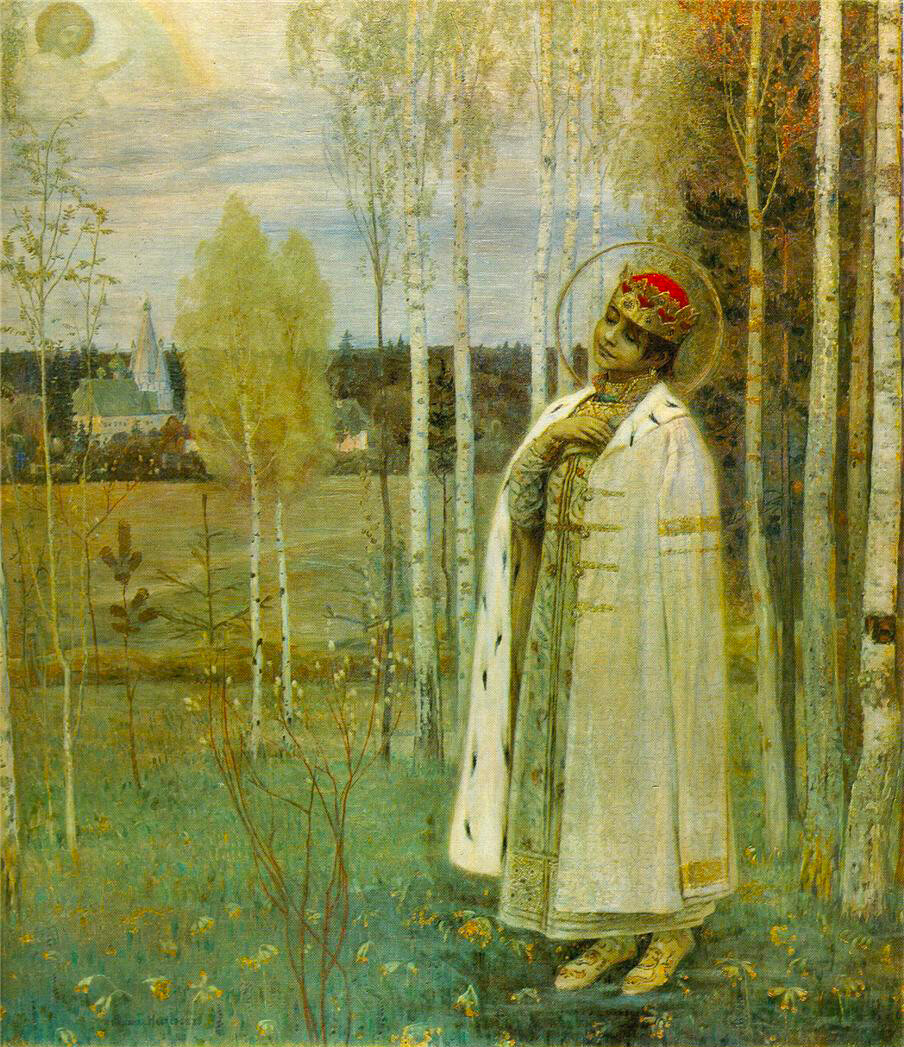 Dipinto di Mikhail Nesterov, “Il principe Dmitrij”, 1899