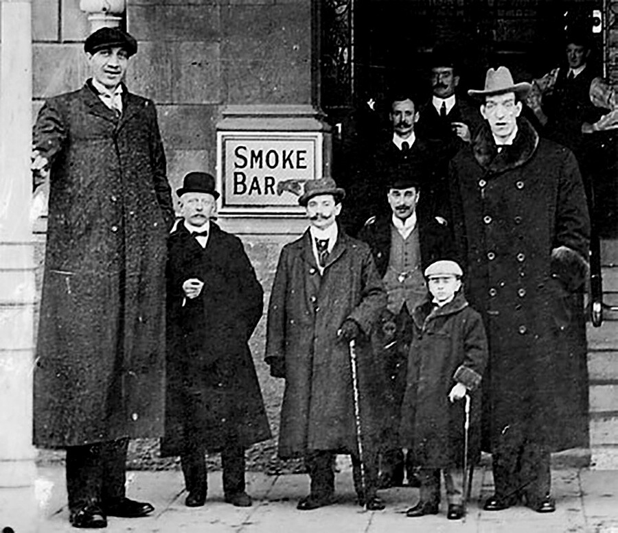 Фјодор Махнов и Џорџ Огер у Америци, 1906. 
