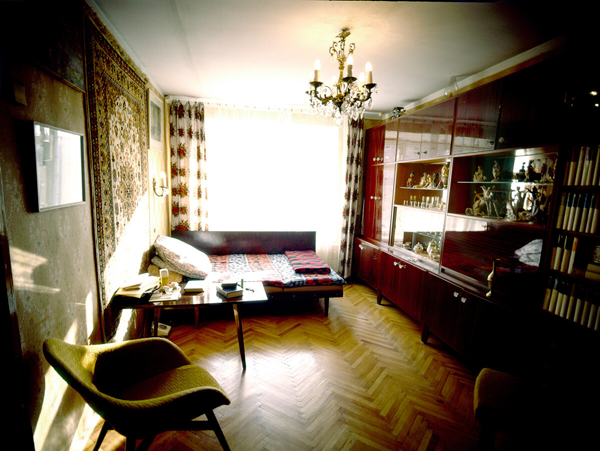 L'intérieur d'un des appartements de Moscou, 1979