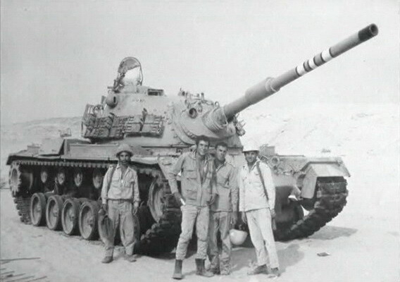 Un M-48 israelí intacto capturado por las fuerzas egipcias durante la Guerra del Yom Kippur.