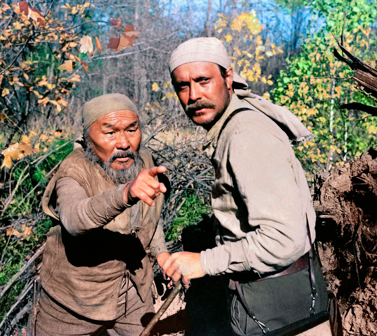 Fermo immagine da “Dersu Uzala - Il piccolo uomo delle grandi pianure”, coproduzione sovieto-nipponica diretta nel 1975 da Akira Kurosawa. Dopo l’Oscar al Miglior film in lingua straniera nel 1976, l’anno successivo Kurosawa vinse anche il premio al Migliore regista straniero ai David di Donatello