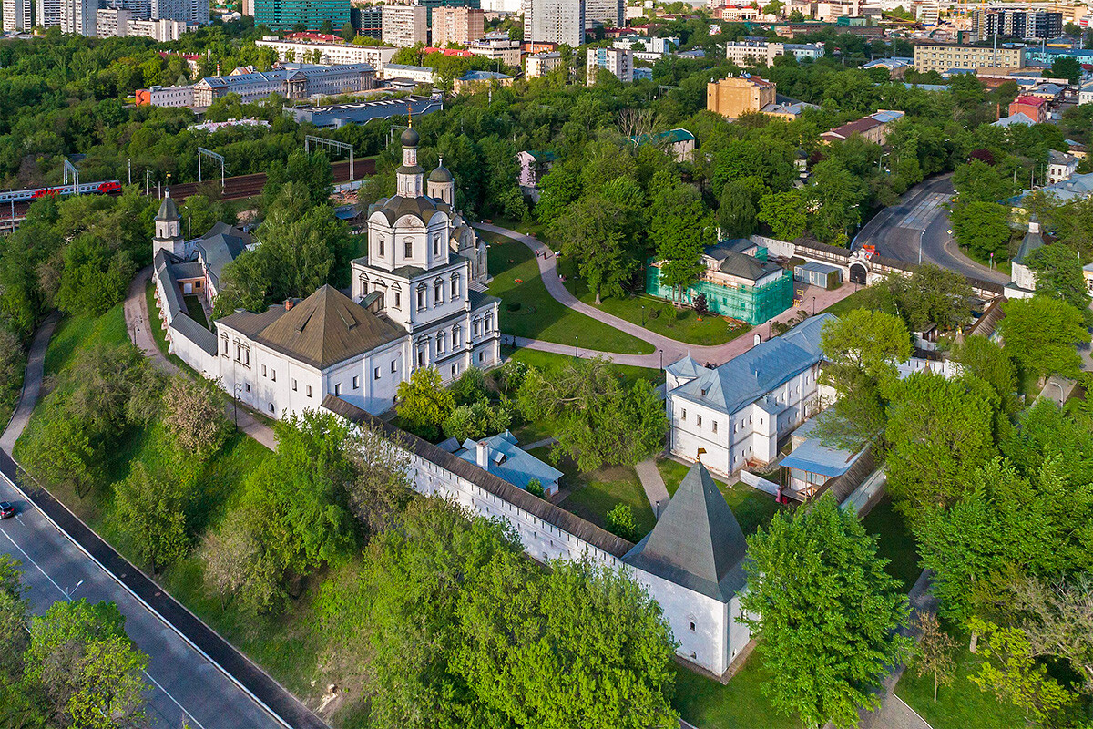 Andronikov Monastery as seen from above