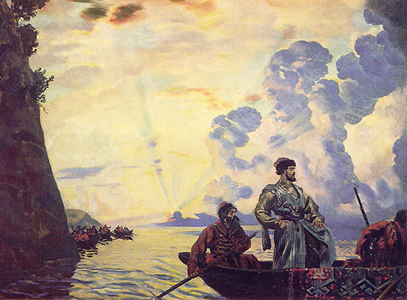 Stepan Razin, por Boris Kustodiev, 1918.