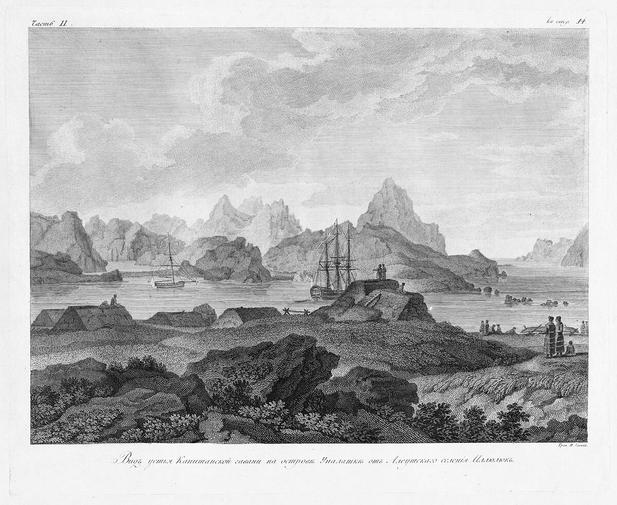 Unalaska a finales del siglo XVIII.