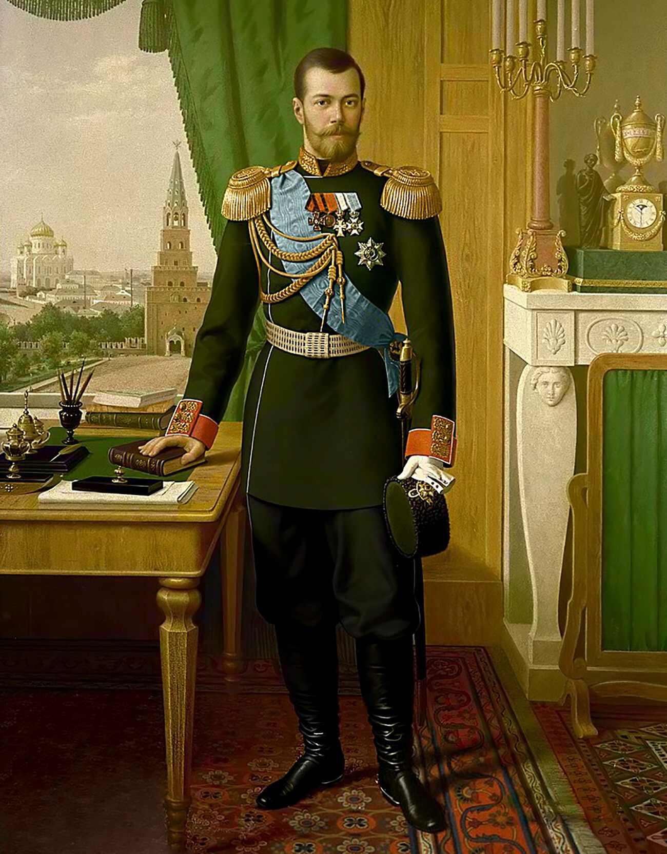 Н. Ф. Яш. Портрет императора Николая II
