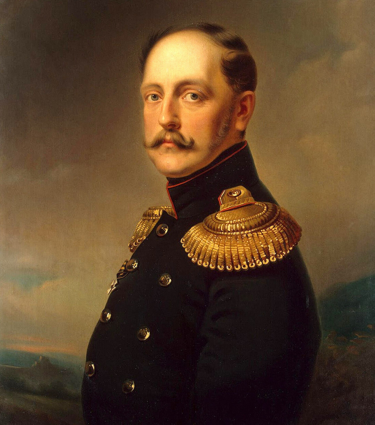 Yegor (Georg) Botman. Portrait of Nicholas I 