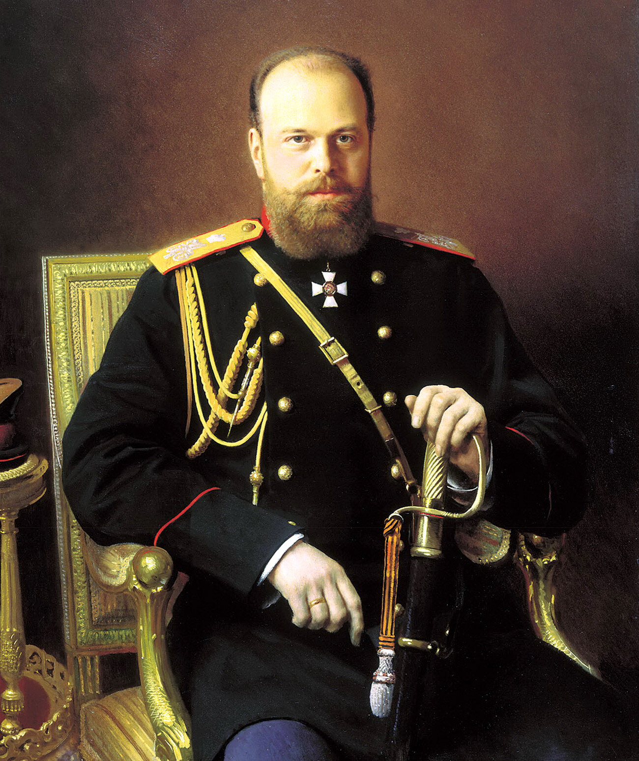 Ivan Kramskoy. Portrait of Alexander III