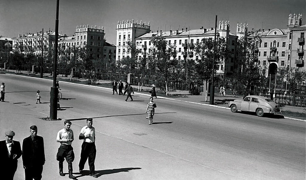  Sotsgorod di Magnitogorsk, 1950-an. 