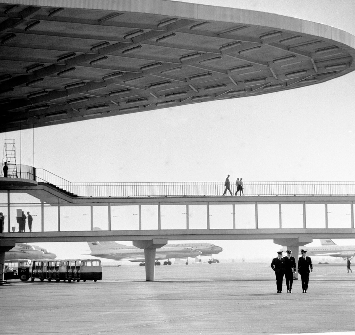 Sheremetyevo airport, 1964.