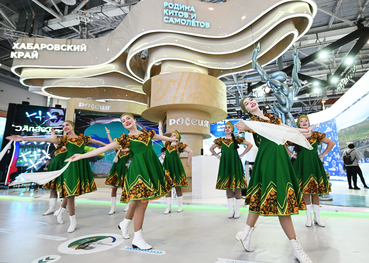 L’esposizione forum internazionale “Russia”, in corso al Parco VDNKh fino ad aprile 2024
