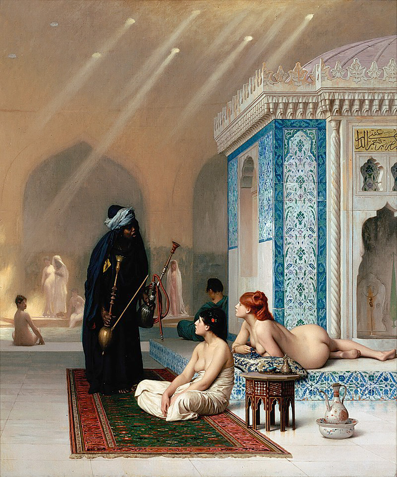 Jean-Léon Gérôme  “Pool in a Harem” (c. 1876) 