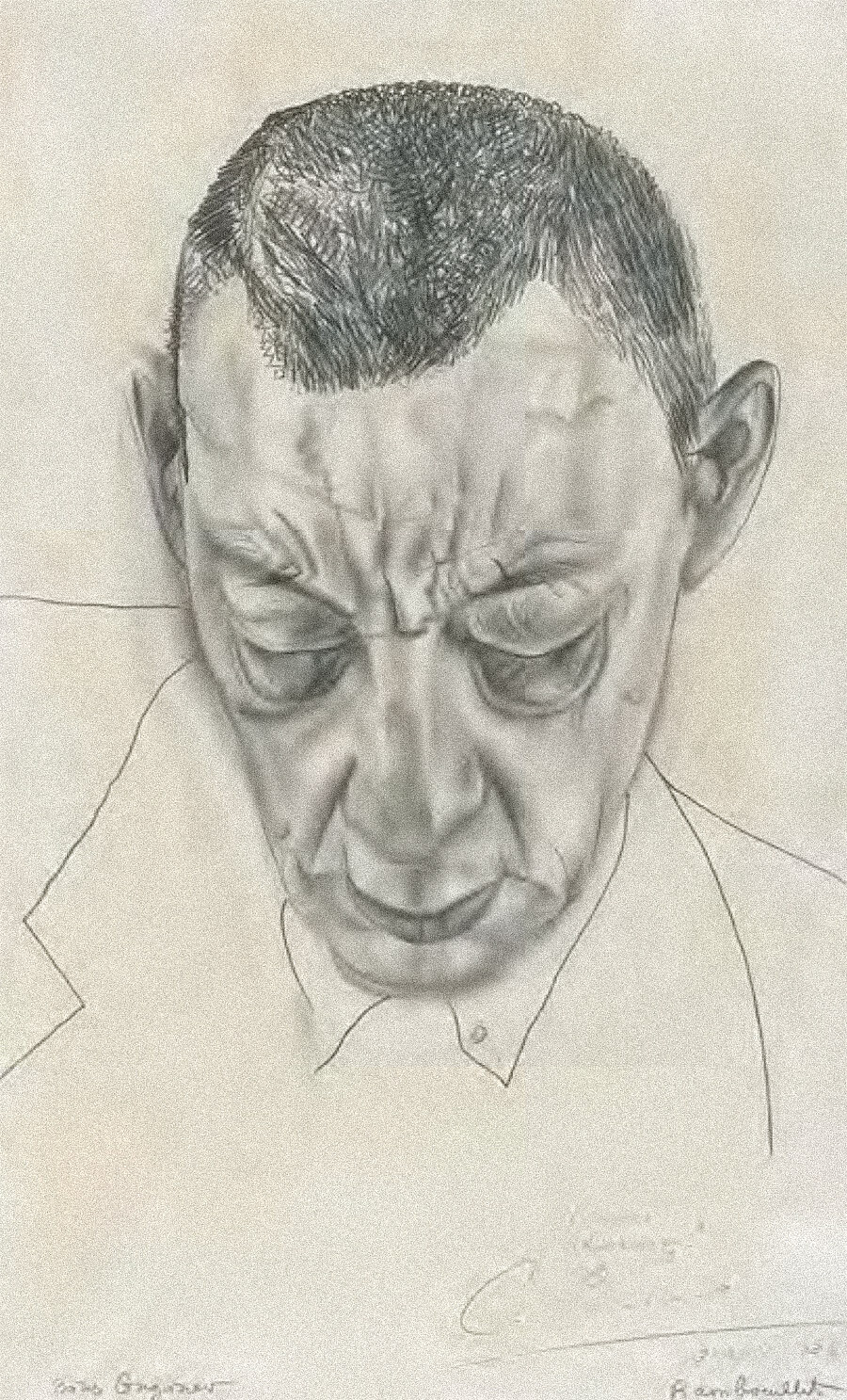 Portrait de Sergueï Rachmaninov, 1930

