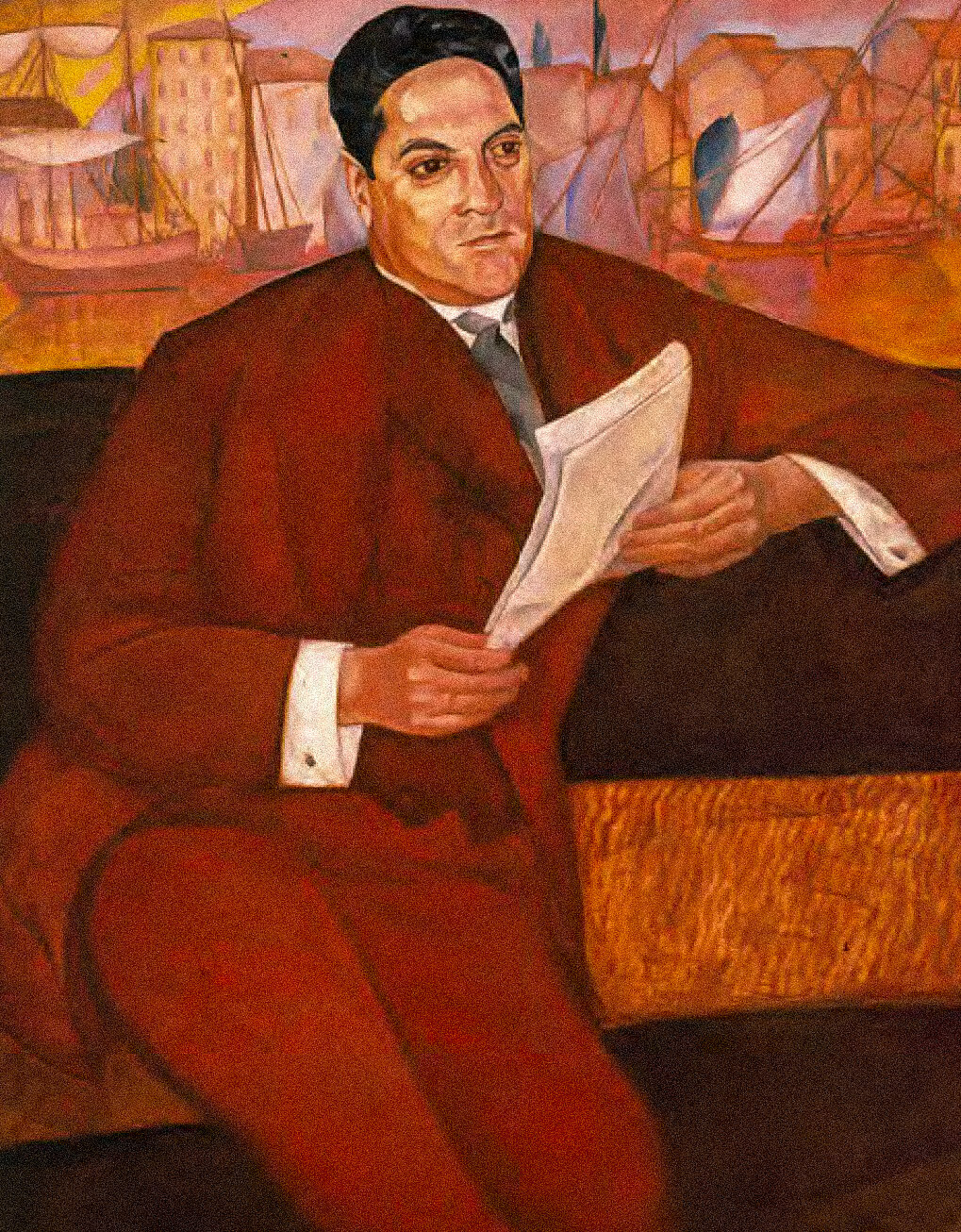 Portrait du philanthrope Solon Mollo, 1917

