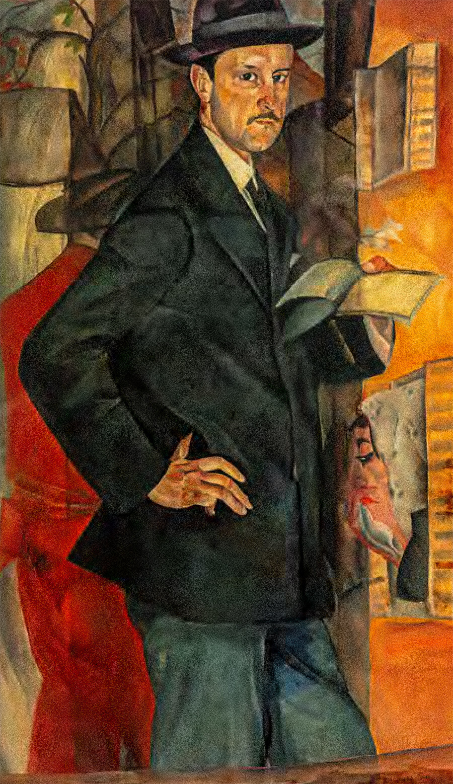 Portrait du peintre Mstislav Doboujinski, 1917

