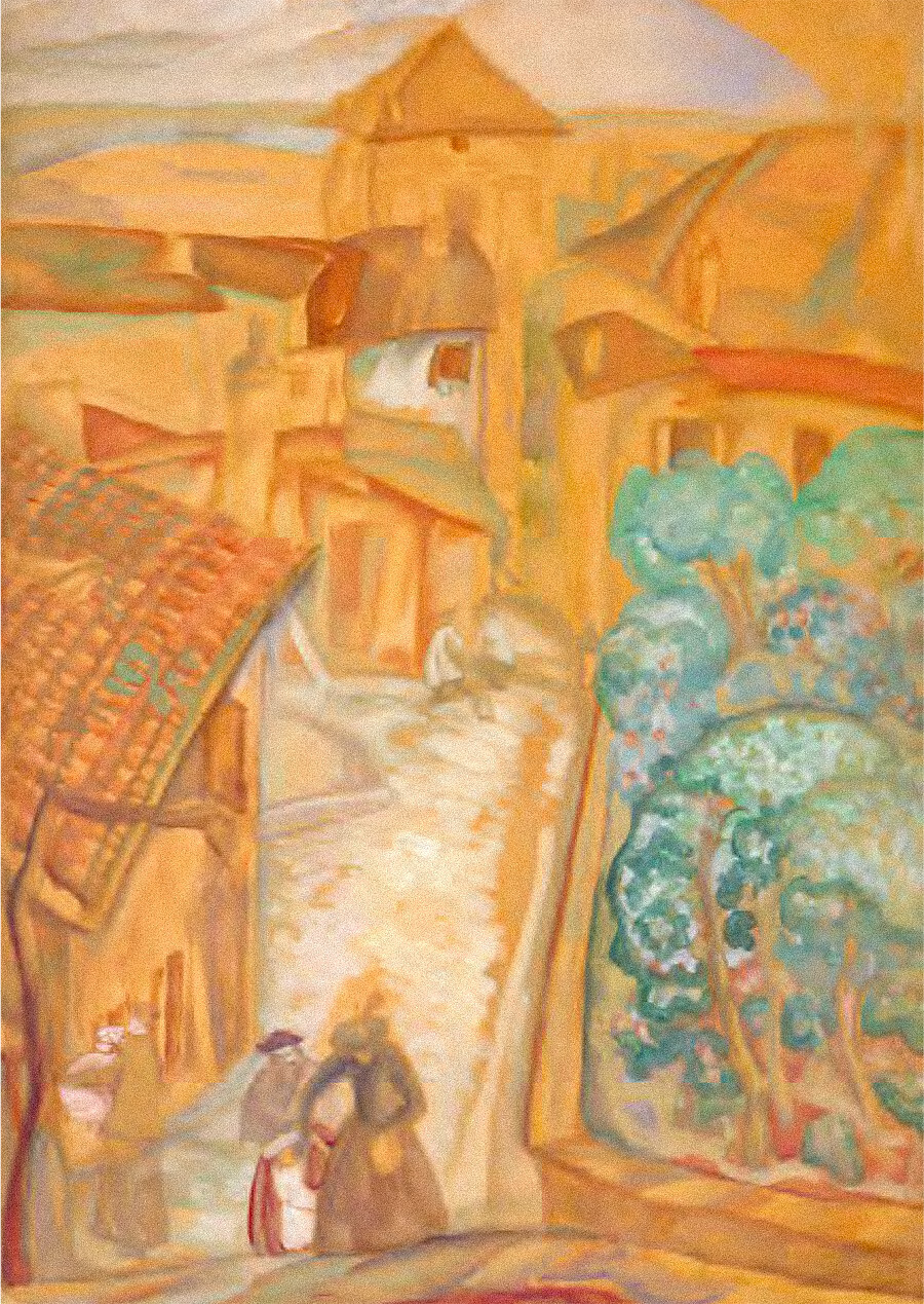 Rue de la vieille ville (Suisse), 1914

