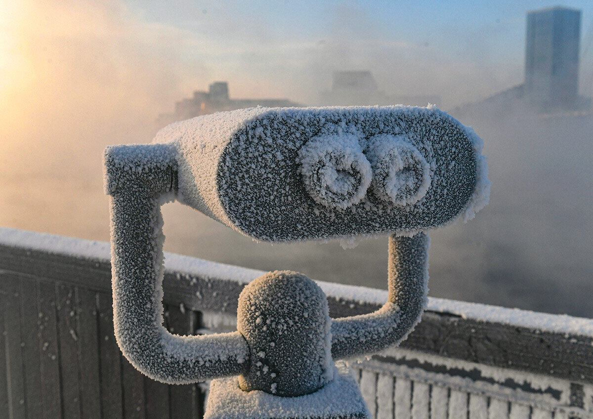 Geadas extremas em cidades russas chegam a -50℃ (FOTOS)