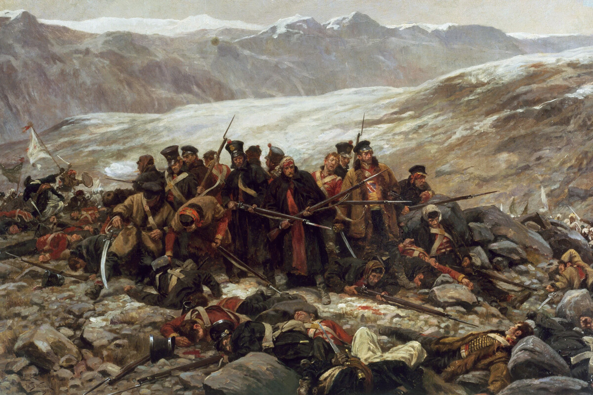 Last stand of the 44th Regiment at the Battle of Gandamak.