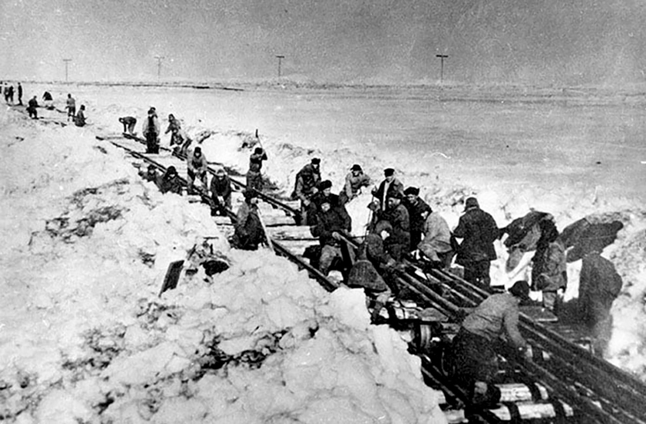 Izgradnja željezničke pruge Kotlas-Vorkuta 